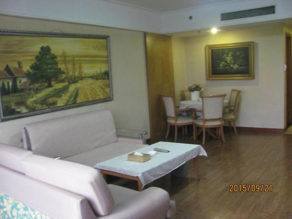 Beijing New World Cbd Apartment Rum bild